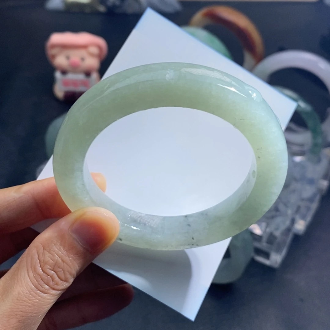 定制翡翠未镶嵌定制手镯53-58