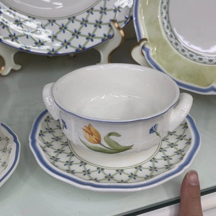 36%以上骨粉骨瓷碗碟一套