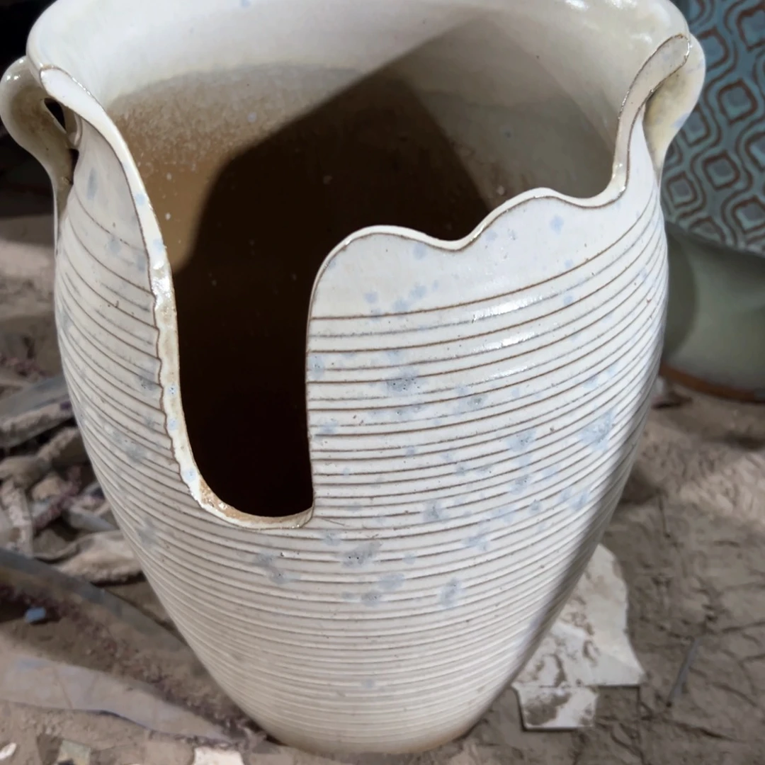 红陶瑕疵20-28一个