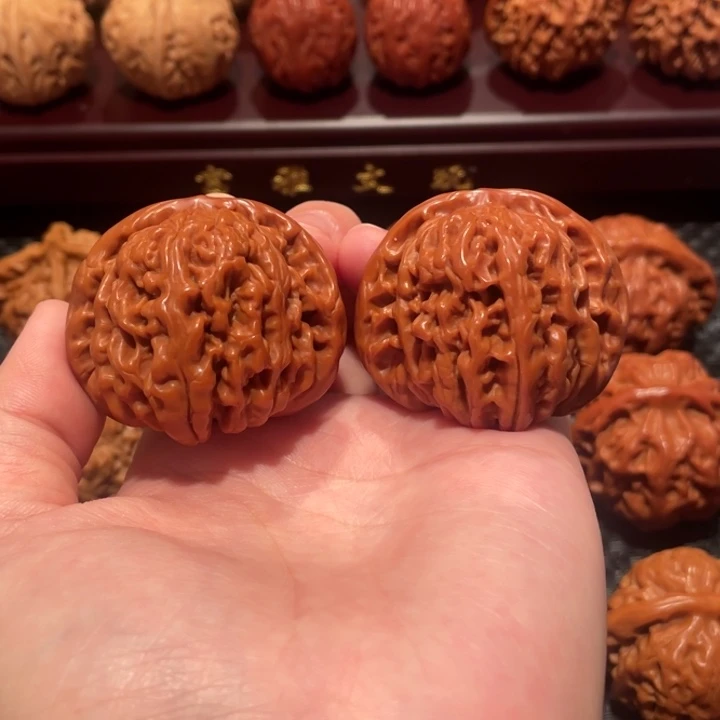 拓***Y文玩核桃把件拱桥楼