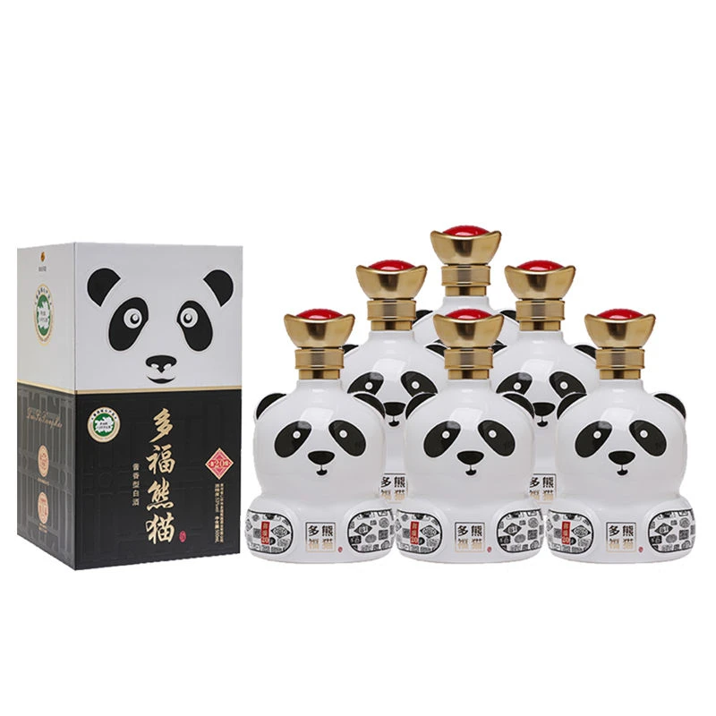 多福熊猫酒-御酿20酱香型白酒送礼宴请招待酒53度500毫升2瓶
