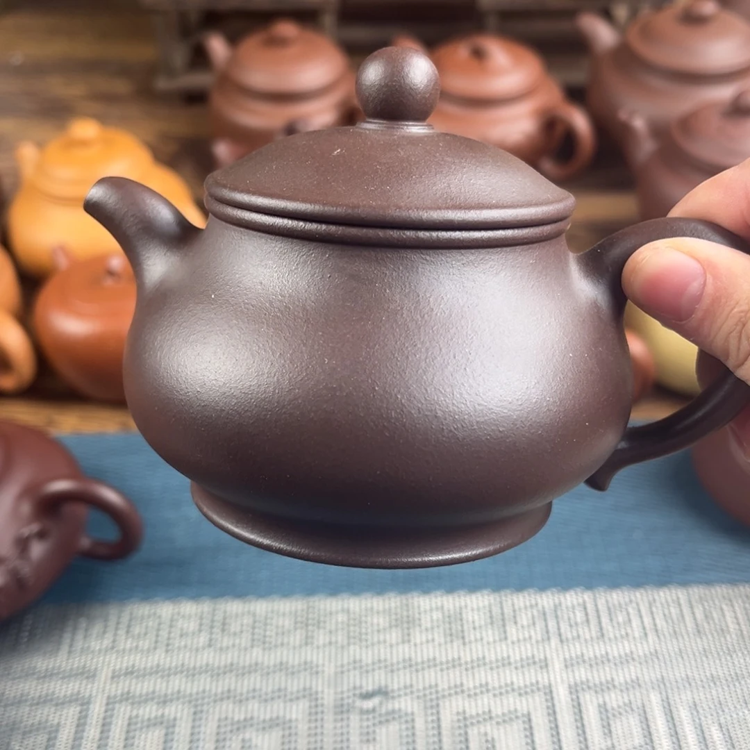 茶壶紫砂手工制作工艺精湛250cc