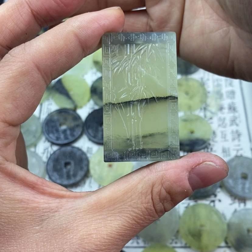 【闪购商品】岫玉颈饰未镶嵌希***?岫玉吊坠