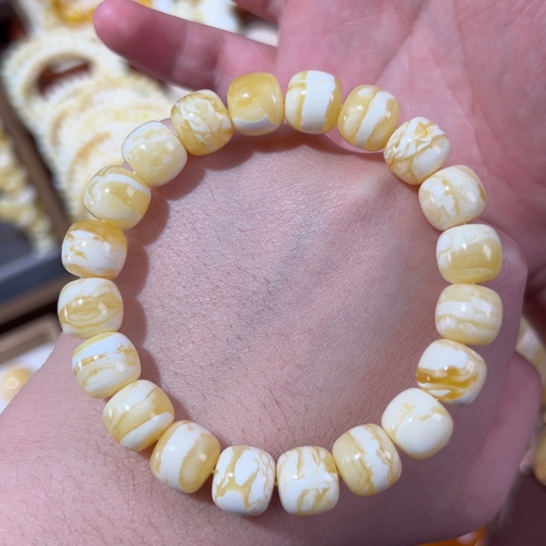 琥珀未镶嵌手串11.5mm