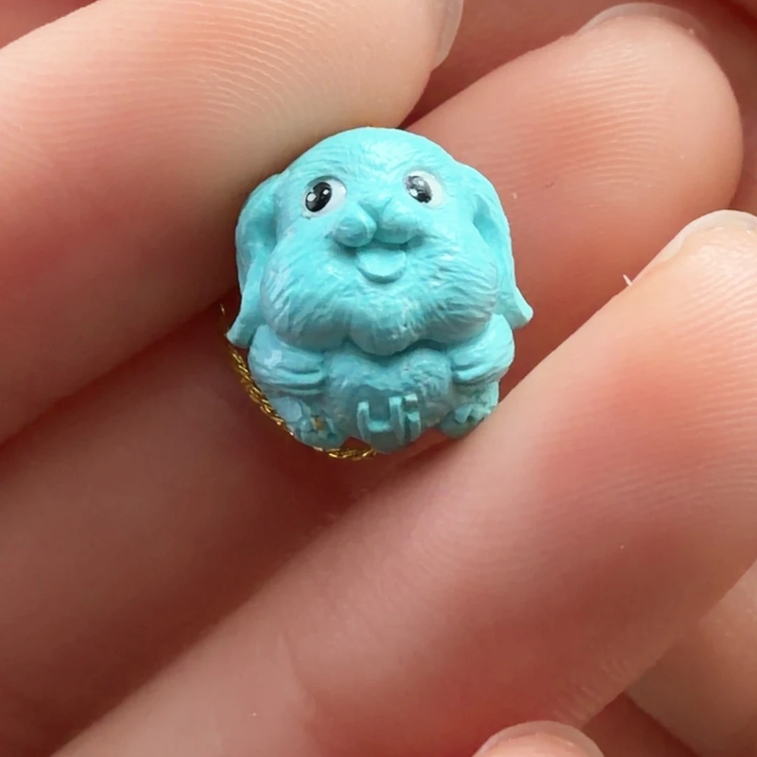 绿松石未镶嵌颈饰