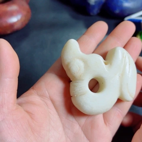 把件白玉菩提一个一个