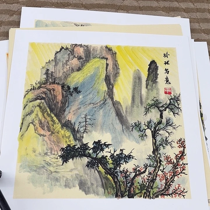 国画❤️****花鸟等多种鸟类和50.50