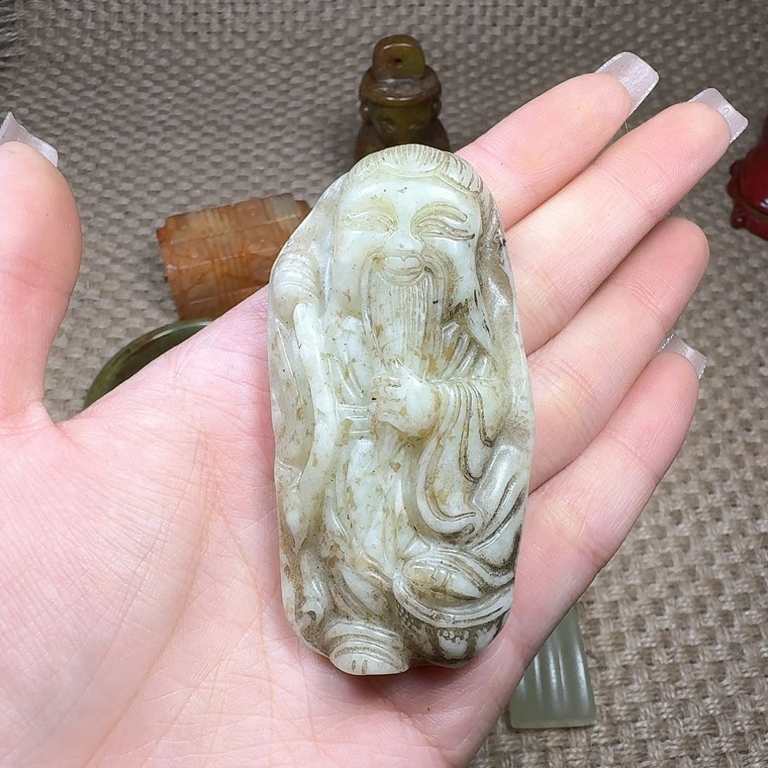 白玉菩提吊坠挂件