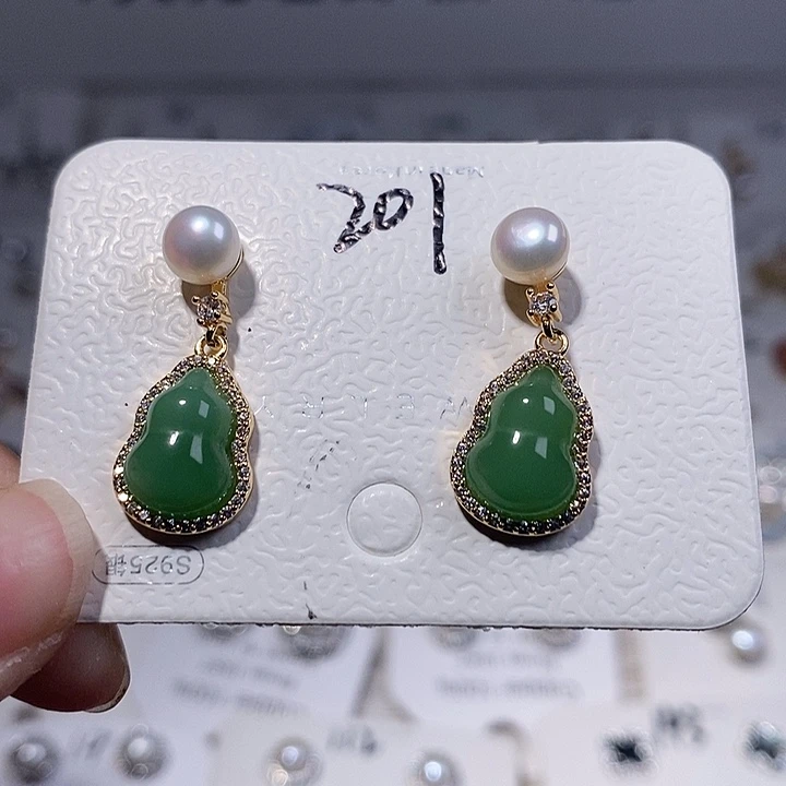 耳饰未镶嵌淡水珍珠