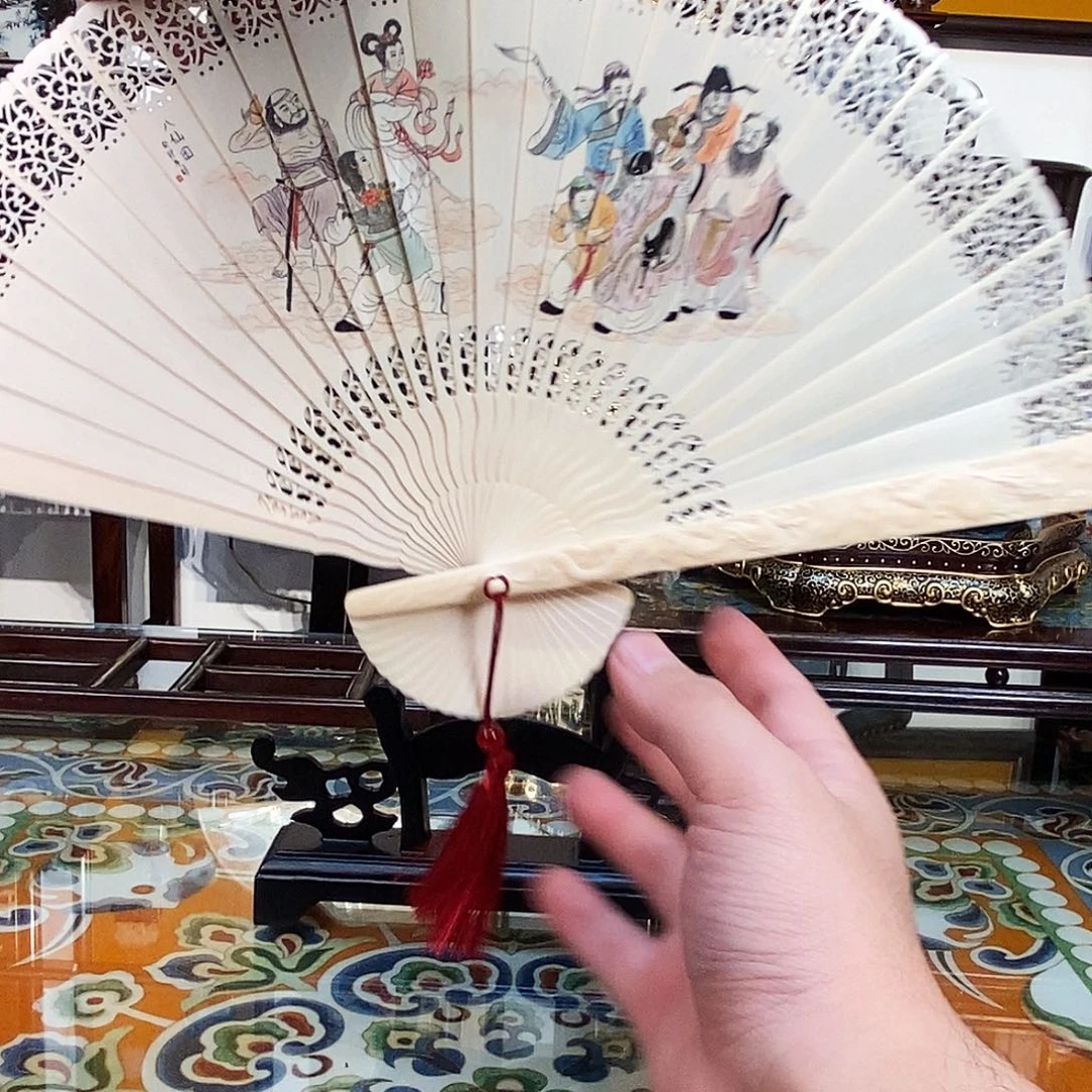 之***鹰紫檀木类成套家具扇子
