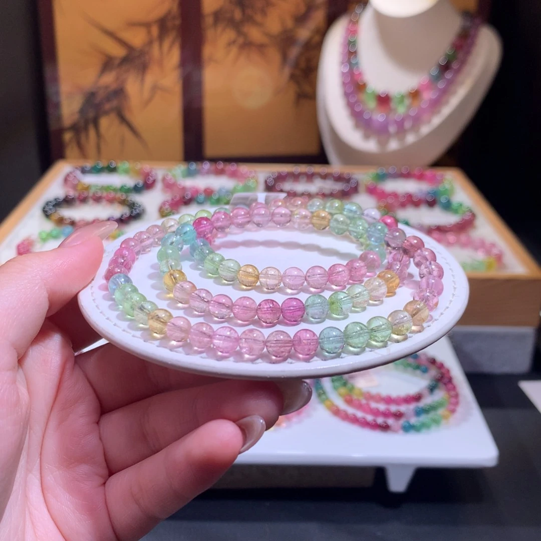 未镶嵌手链碧玺碧玺