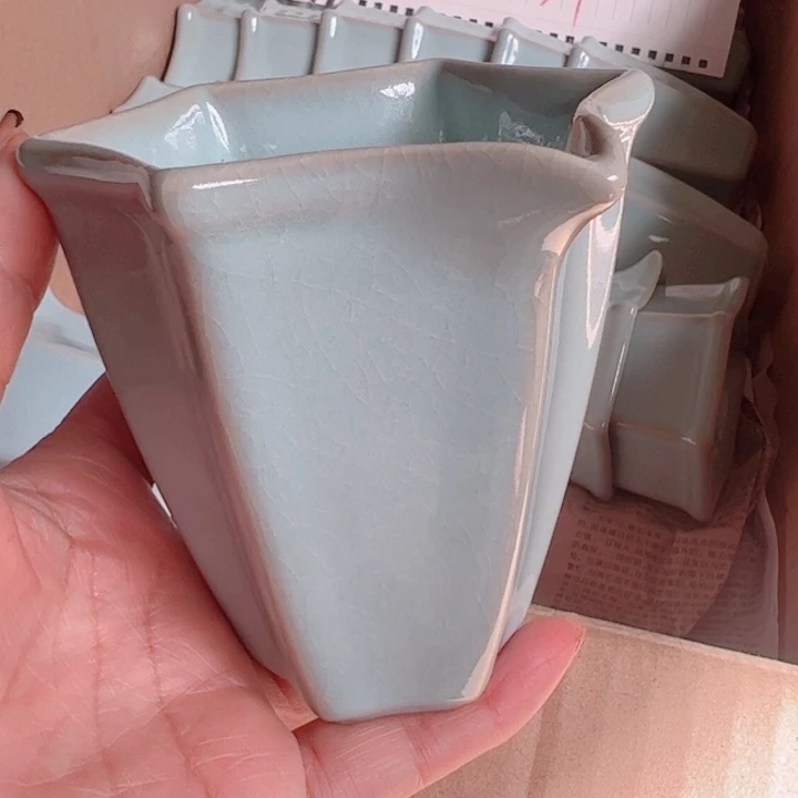 杯汝瓷原产地生产瑕品