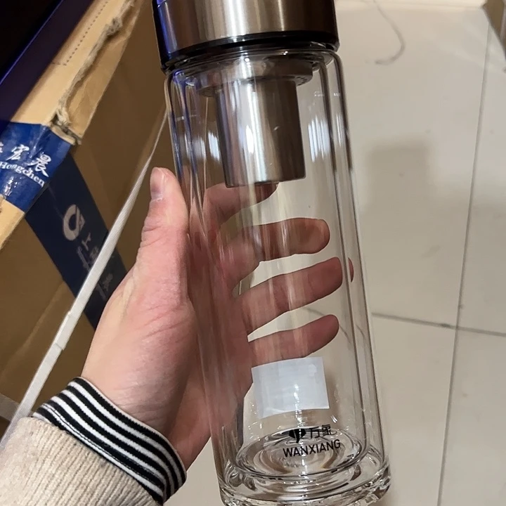 V48r-75-480ml双层玻璃杯