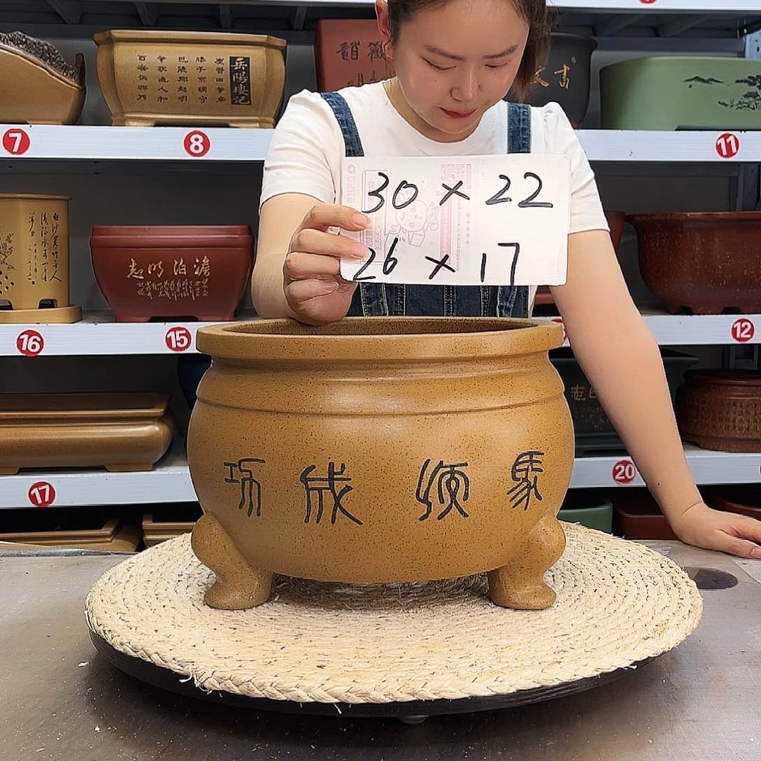 紫砂花盆紫砂花盆