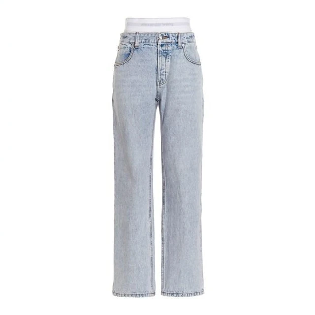 未使用 ALEXANDER WANG 【lu】SS22 牛仔长裤 TP026413