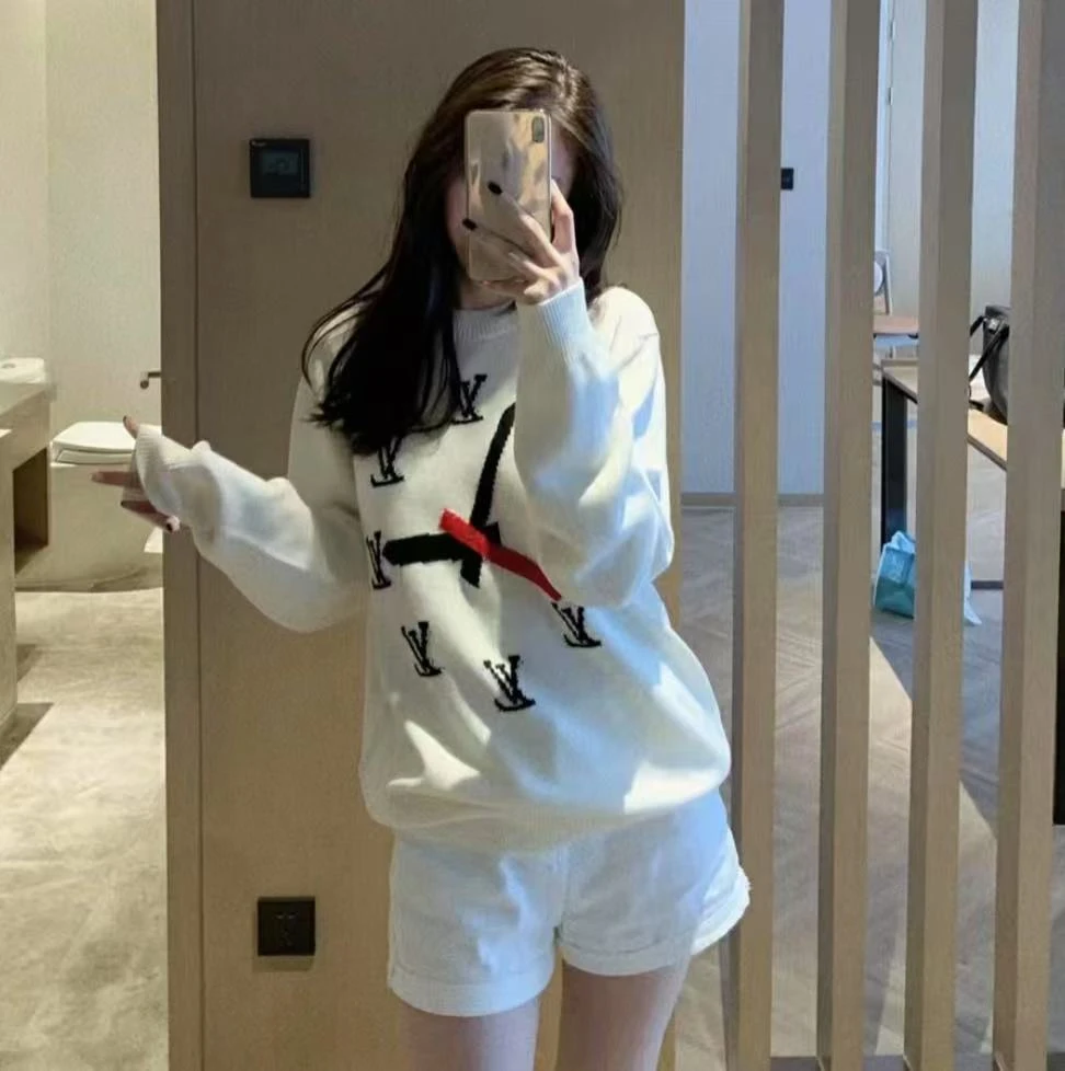 未使用 LouisVuitton/路易威登 BJ时钟套头长袖羊毛衫HKN78W