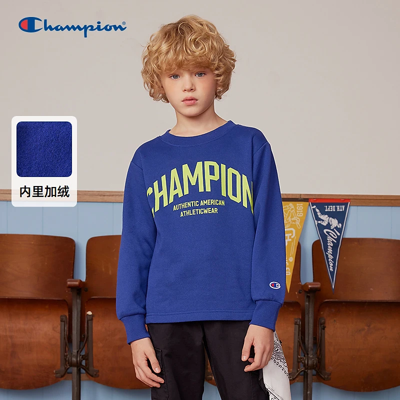 Champion冠军童装2024秋冬卫衣CAS019