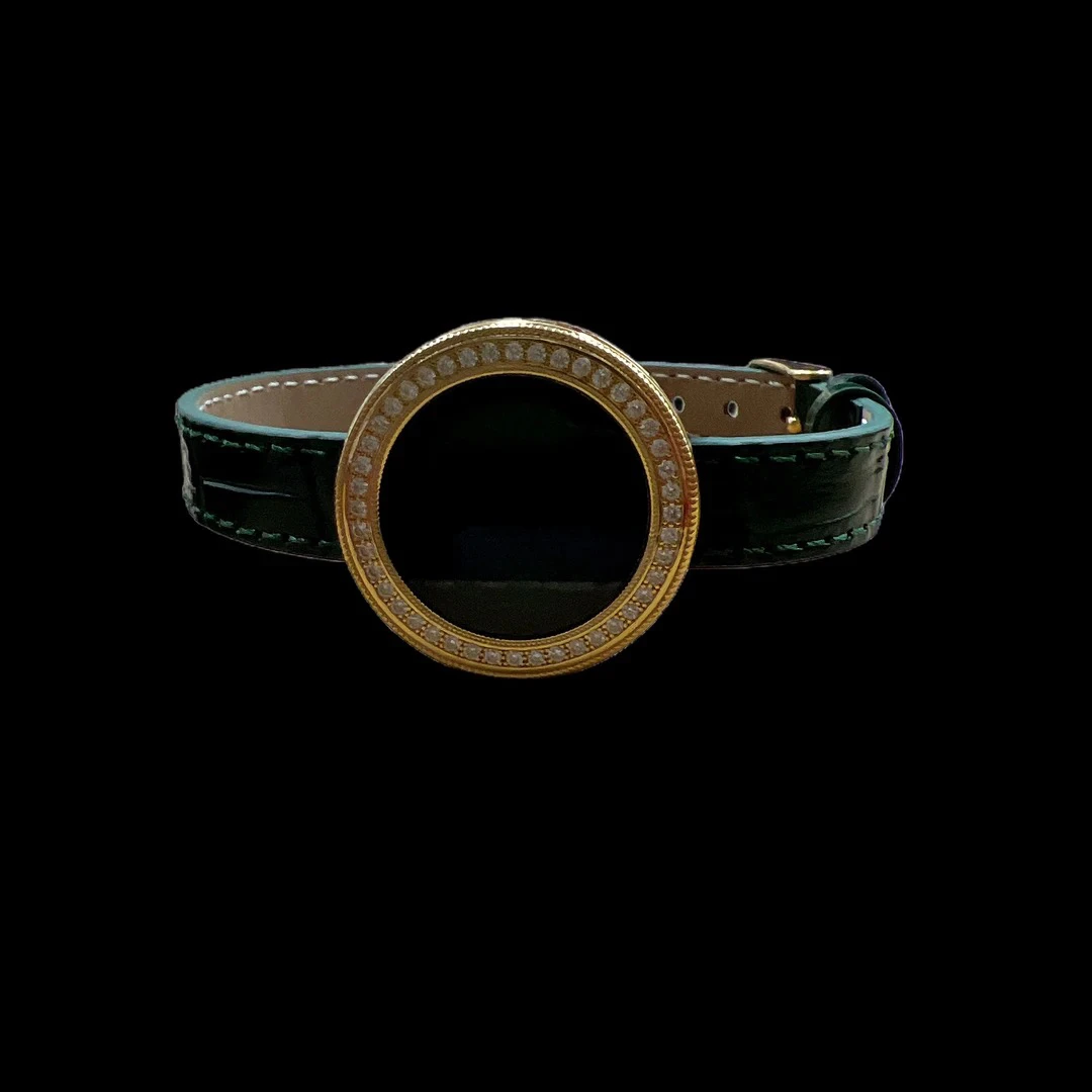 925银手链 V9750时尚手作银手带孤品