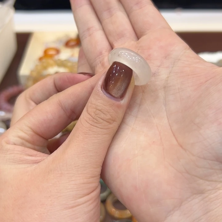 玛瑙/玉髓合金戒指48港10