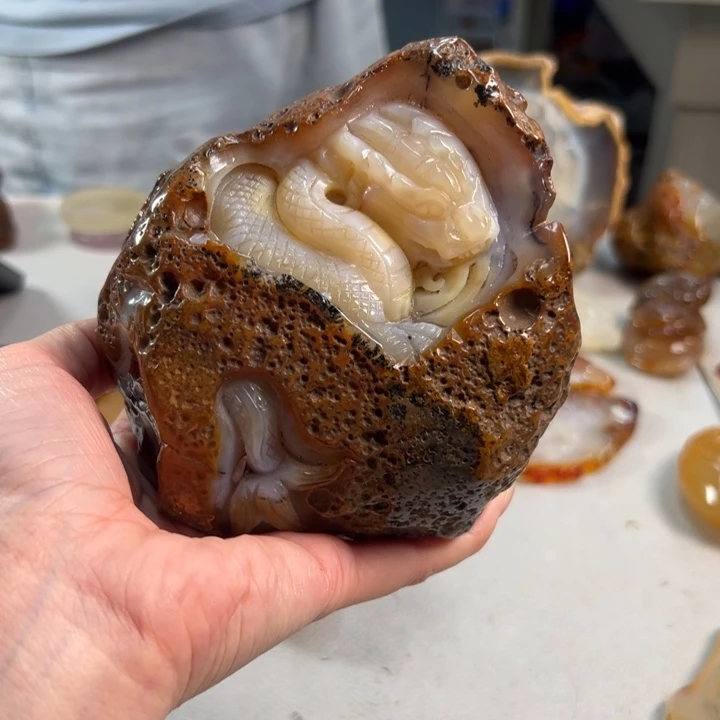 玛瑙/玉髓吊坠(不含链)未镶嵌