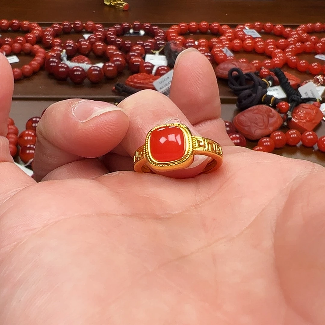 南红玛瑙未镶嵌手链