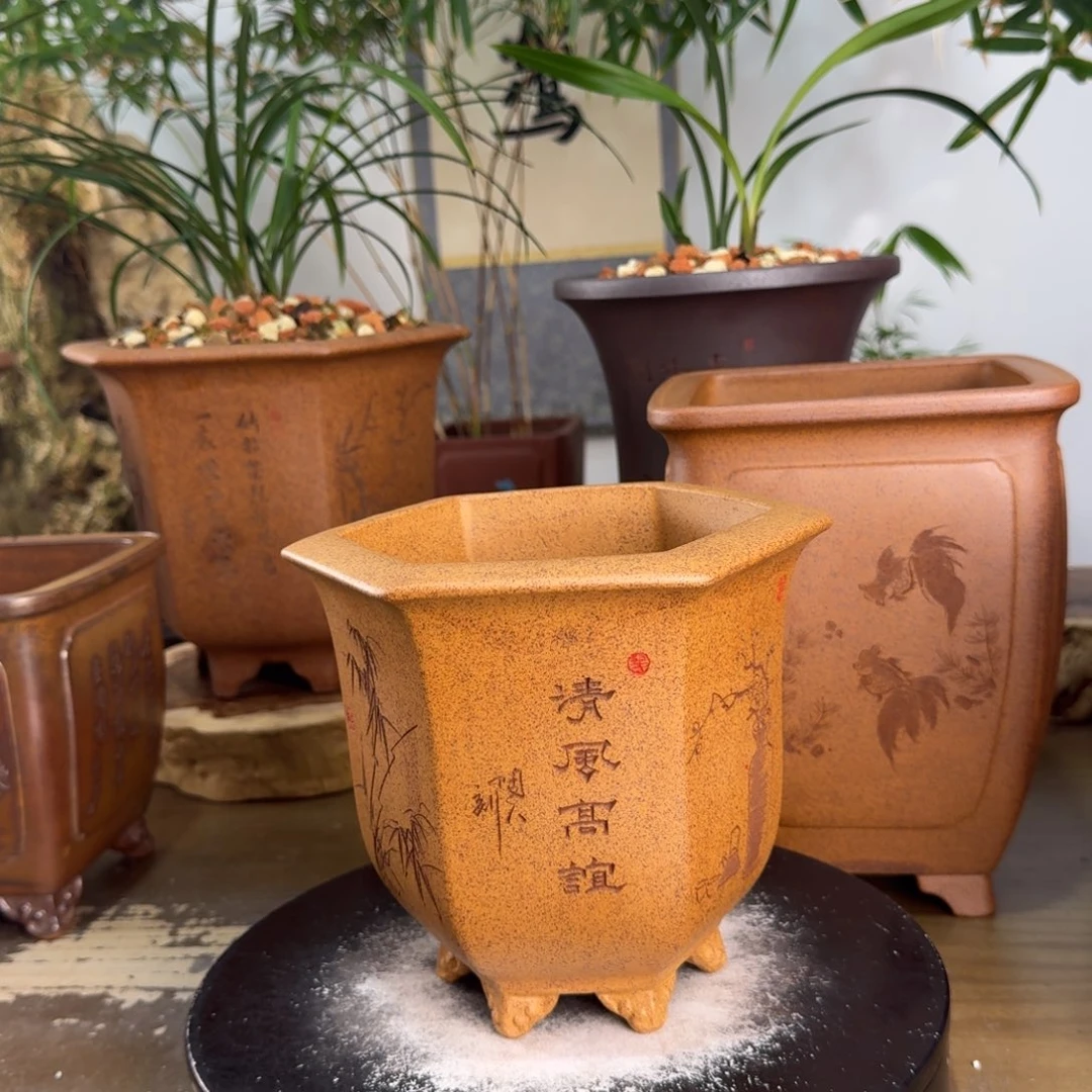 紫砂花盆紫砂花盆13-14
