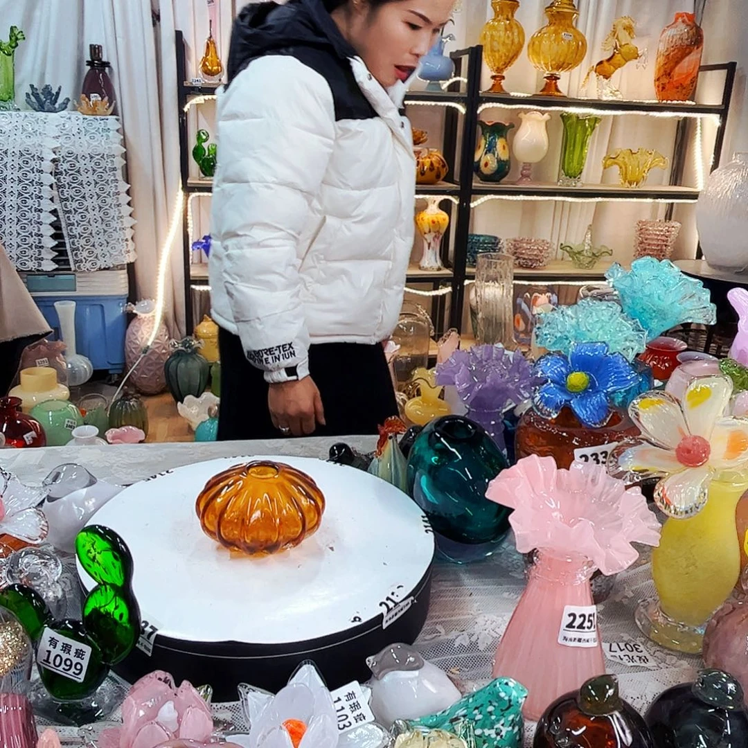 香薰瓶家悦美居琉璃摆件不完美