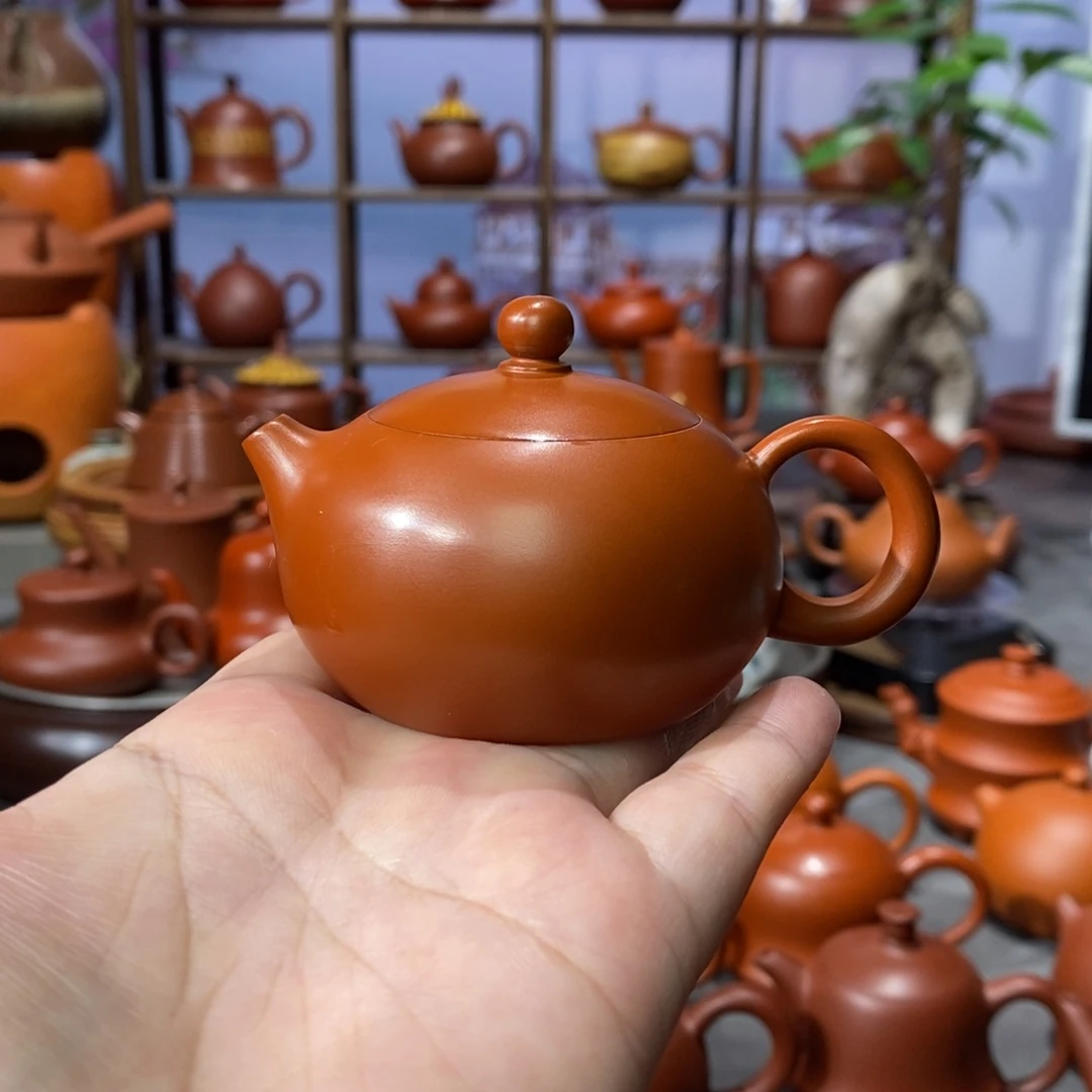 茶壶朱泥吴炫杰朱泥小西施壶75c