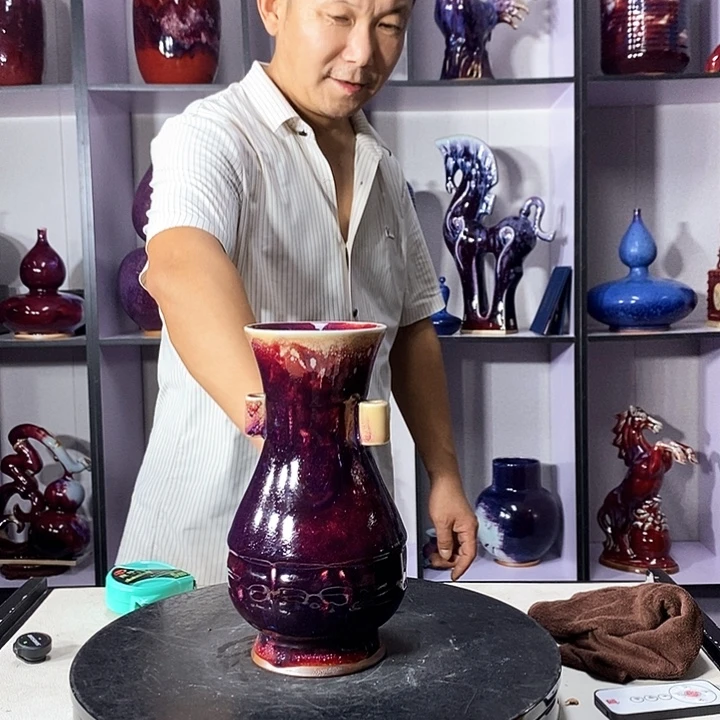 瓷片中国神垕精品钧瓷