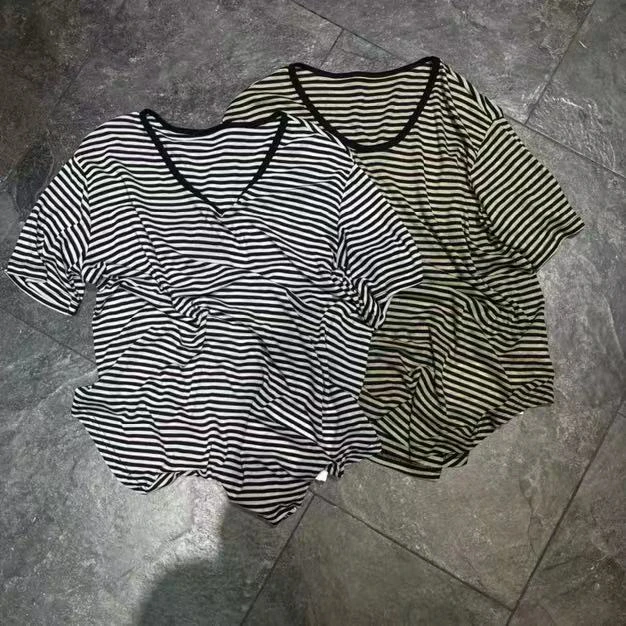 HNHL（0751）时尚休闲条纹上衣kc