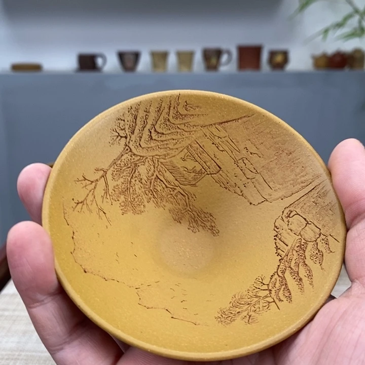 紫砂茶杯用****6宜兴紫砂主人杯
