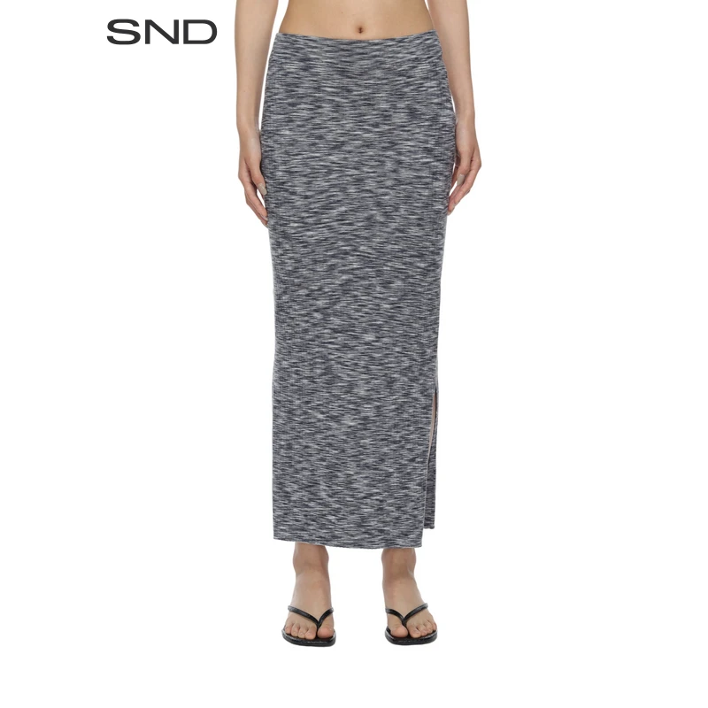 【COMMXN设计师品牌】SND AW25 花纱开衩半裙