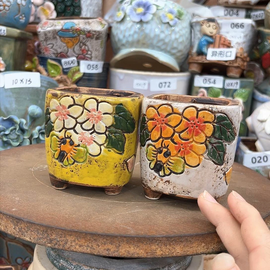 粗陶多肉花盆花盆