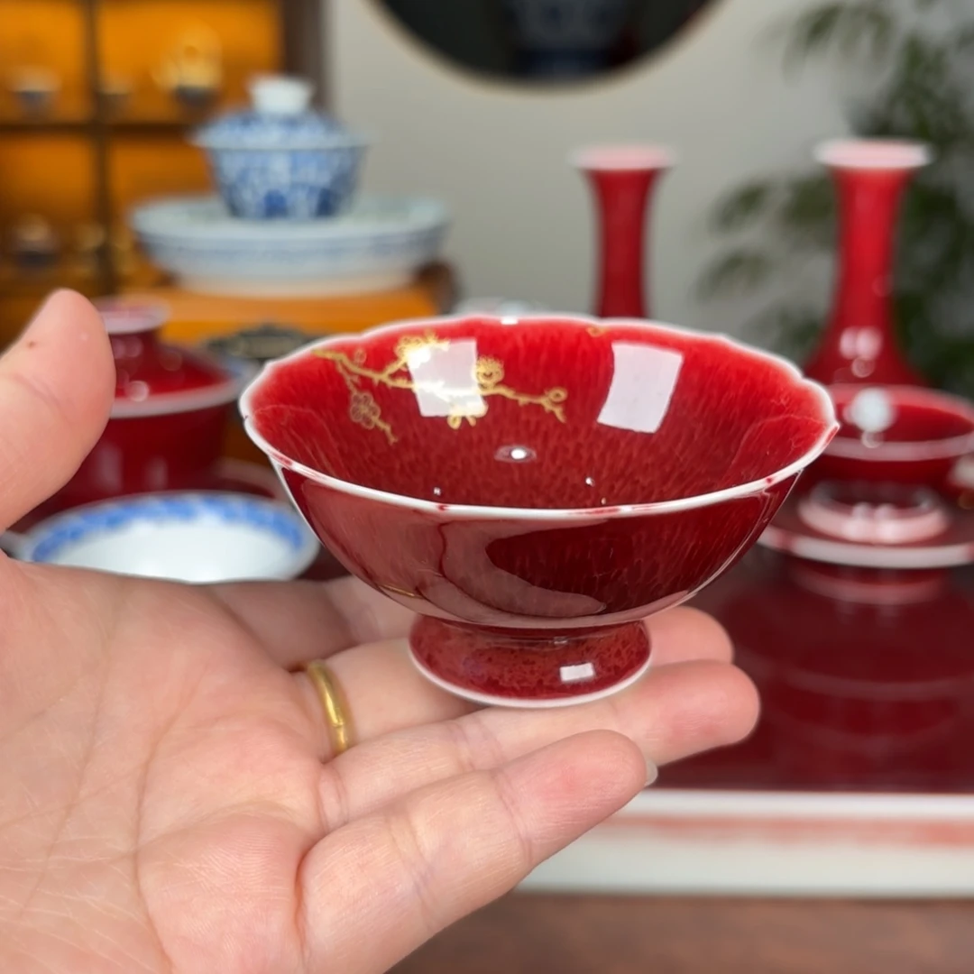 摆件景德镇高温原矿釉
