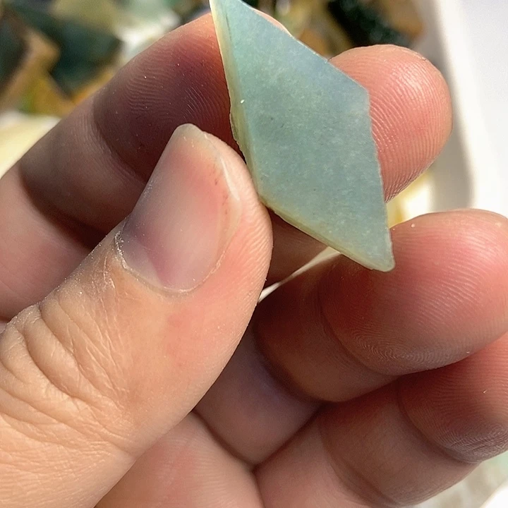 翡翠散珠天然翡翠A货挂件