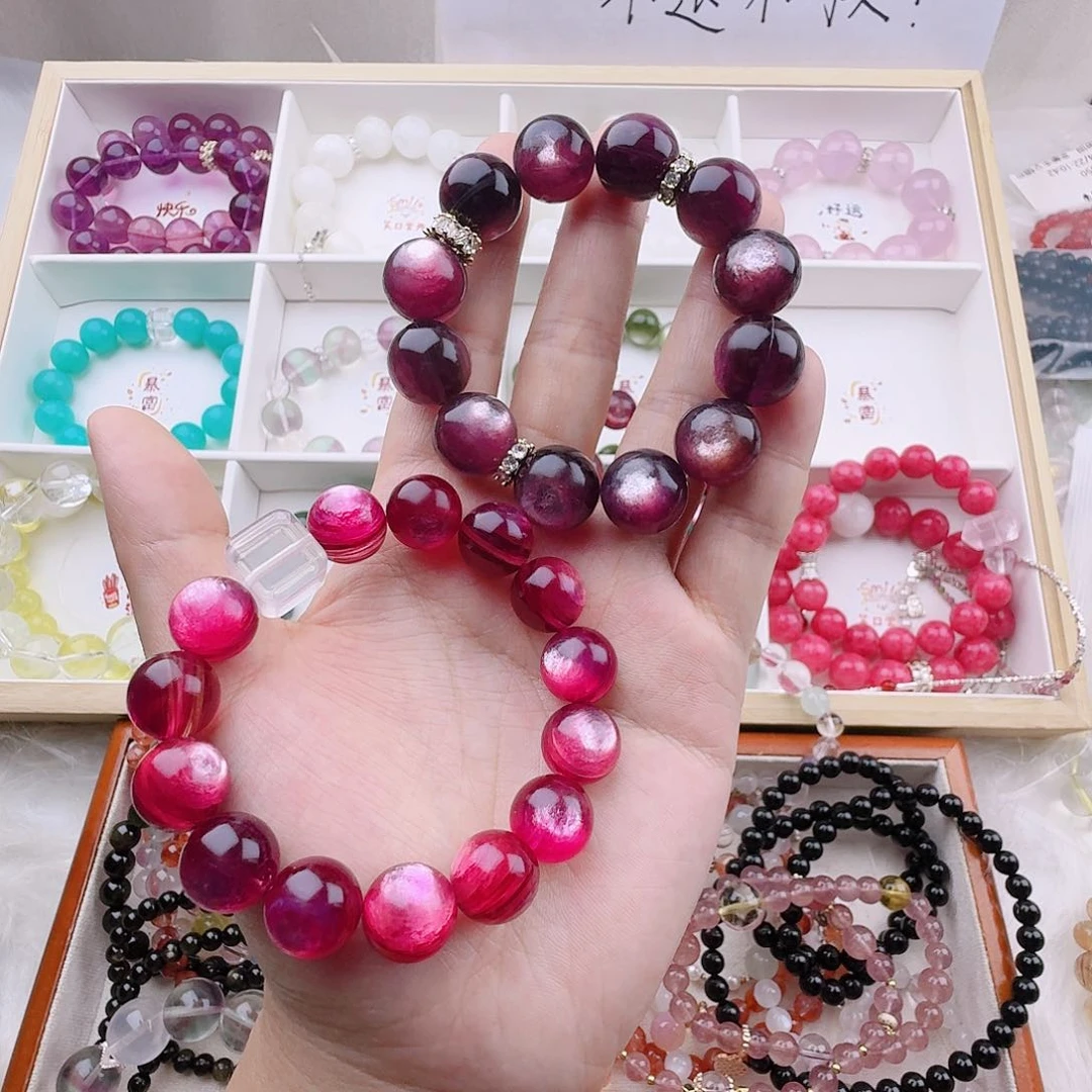妞****烟晶手链未镶嵌水晶