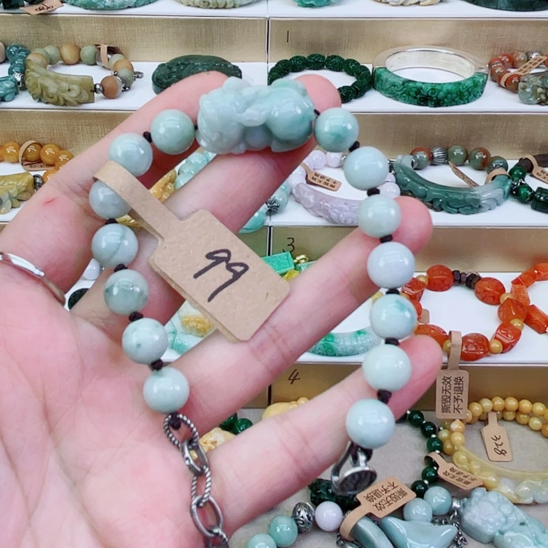 翡翠未镶嵌手链手链