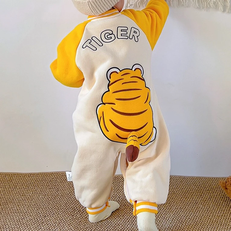 儿童男女秋冬小黄双面