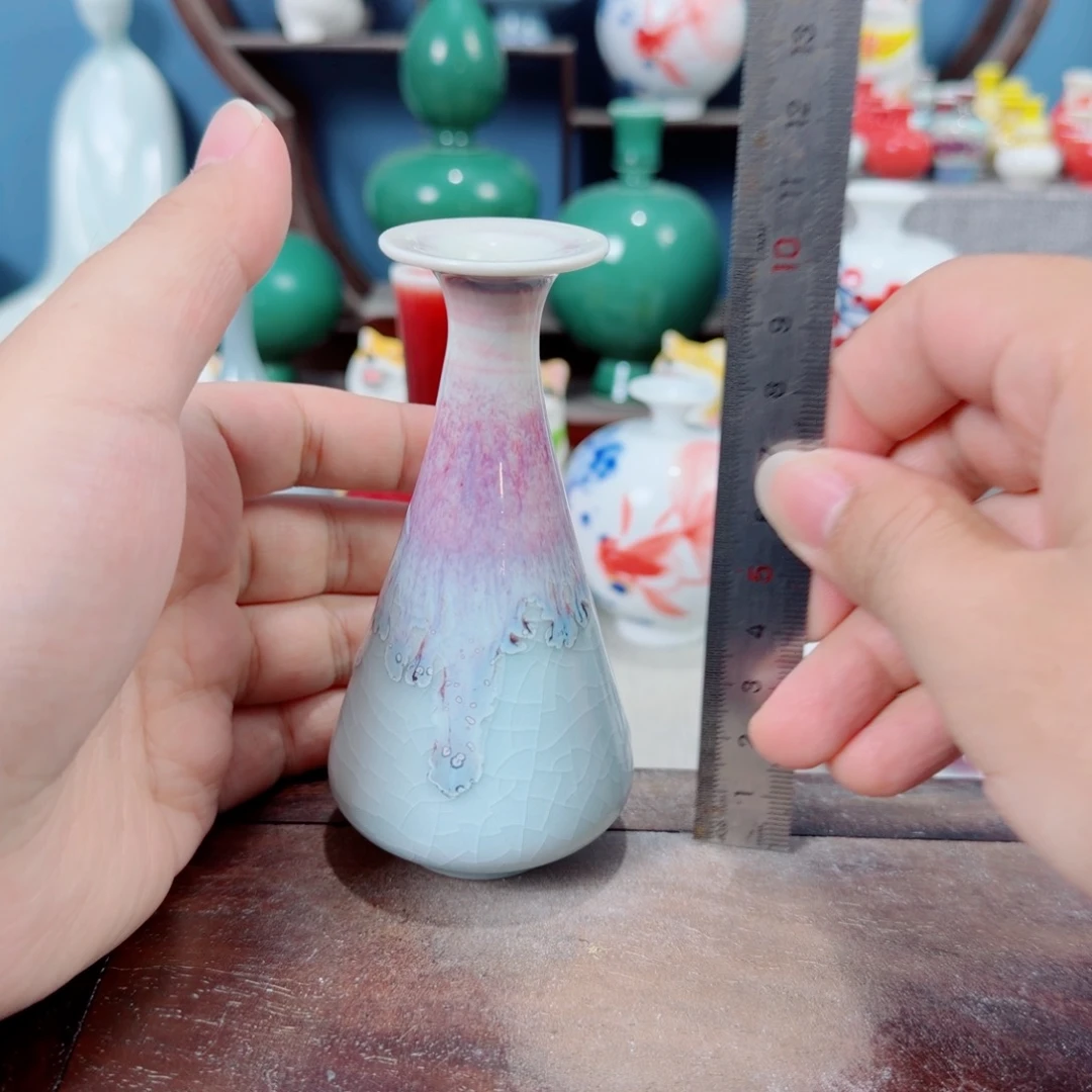 陶瓷手工小花器摆件
