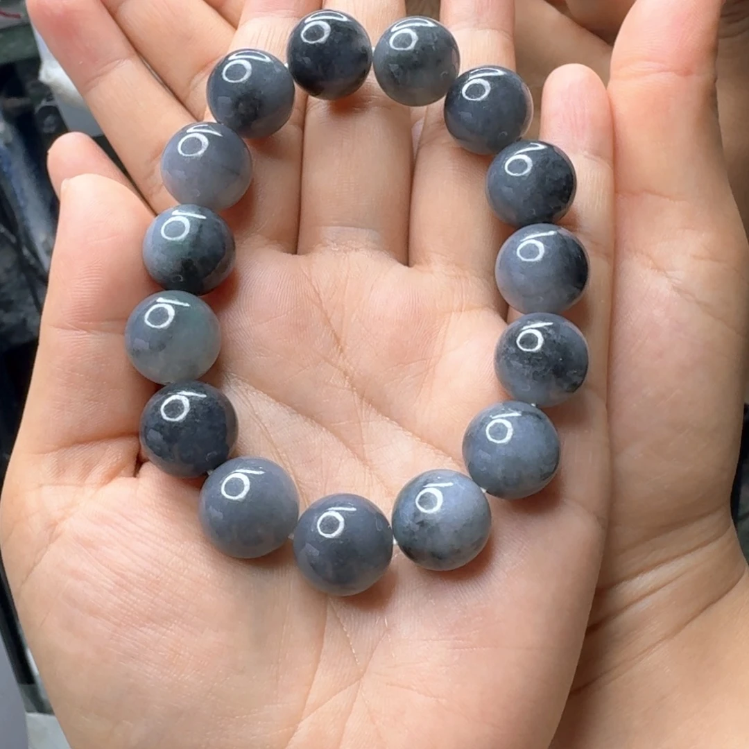 蚕***宝未镶嵌手链翡翠翡翠手串