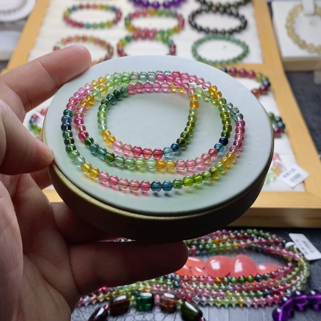 碧玺碧玺手链未镶嵌