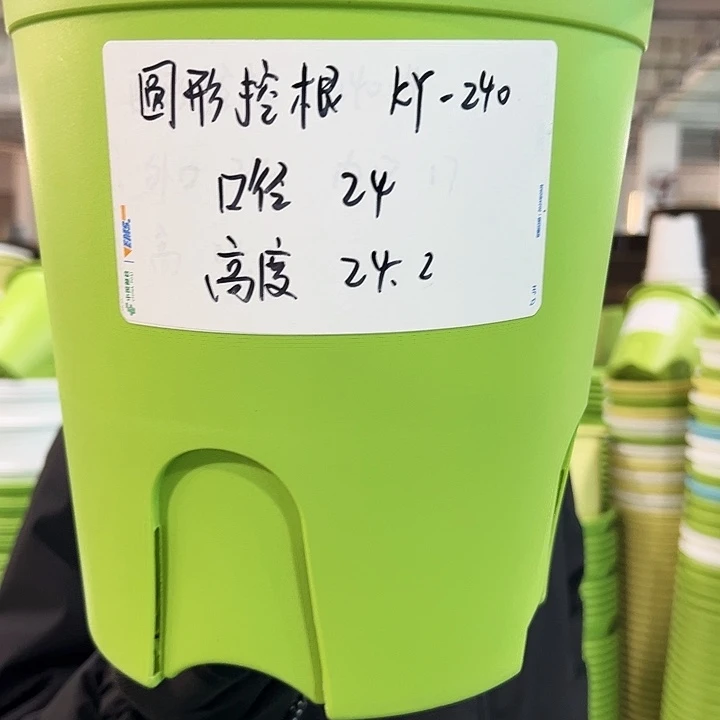 正品圆控口24高24白色8个带托