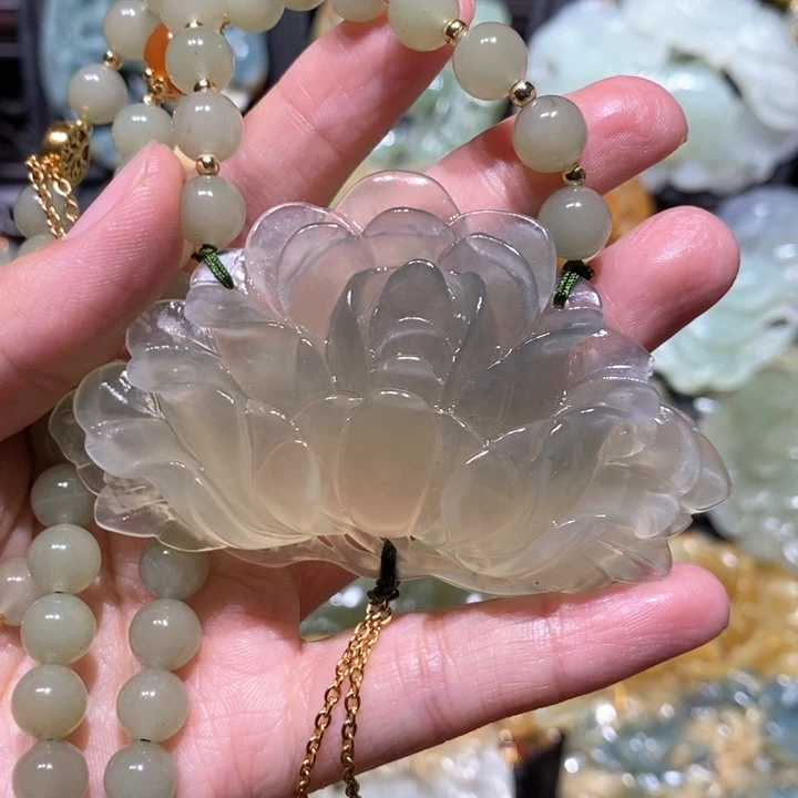 岫玉毛衣链未镶嵌