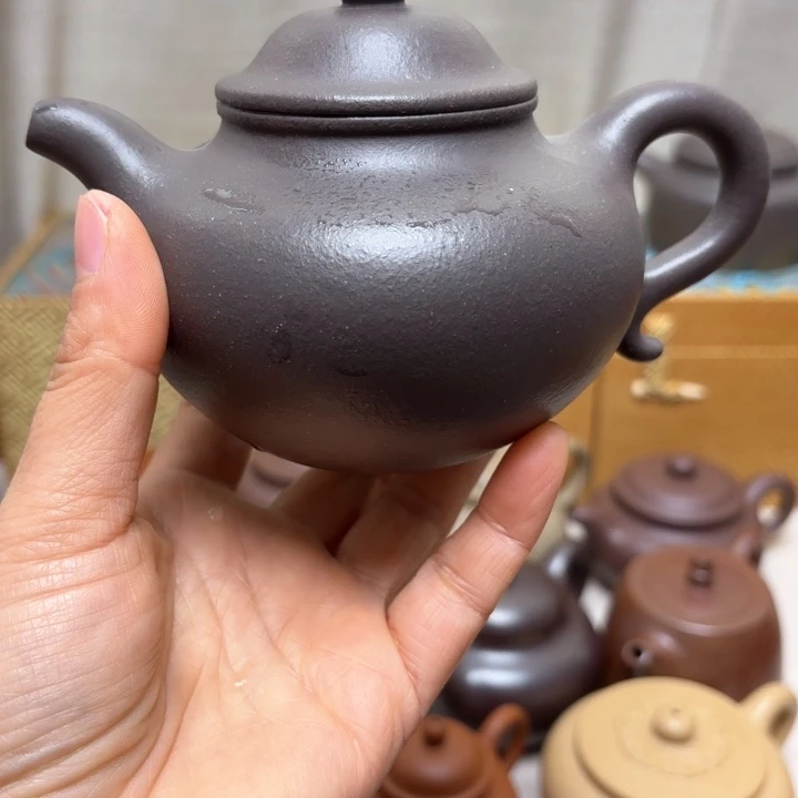 紫砂茶壶曙*大水潭天青30目莲子福利价