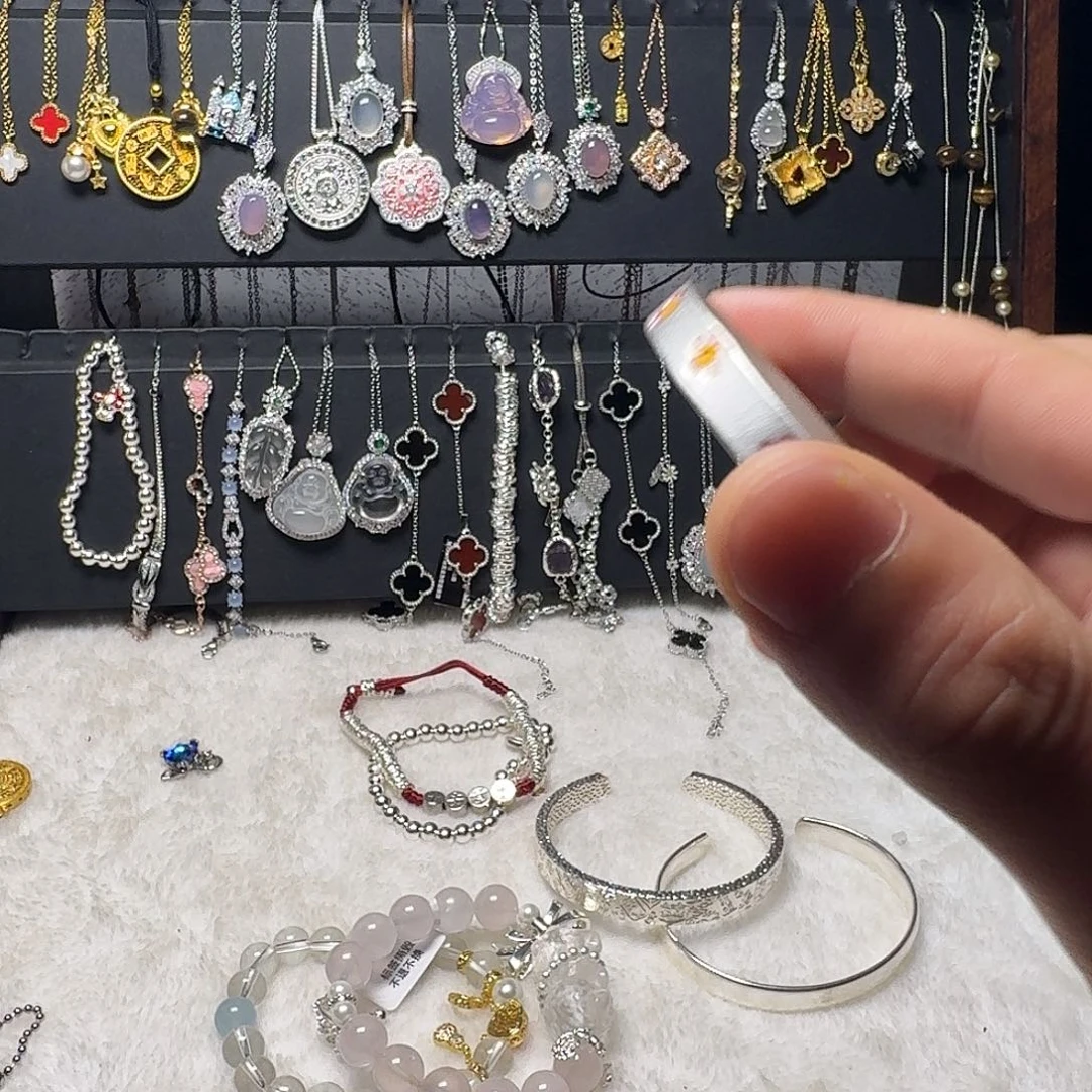 娜***娜吊坠925银花岗岩999