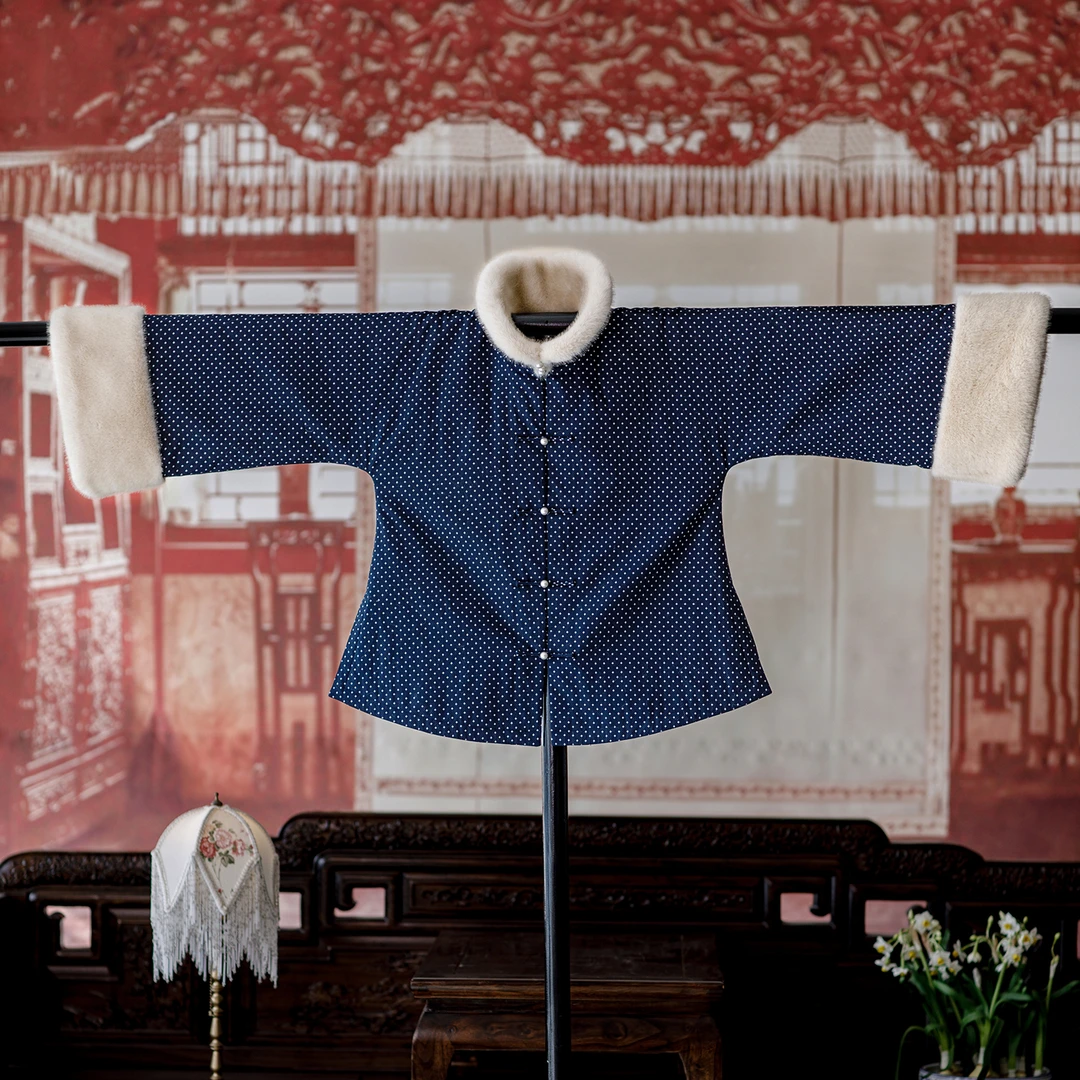 徽南素锦丨一城风絮丨纯棉复古唐装外套对襟盘扣元宝领夹棉袄