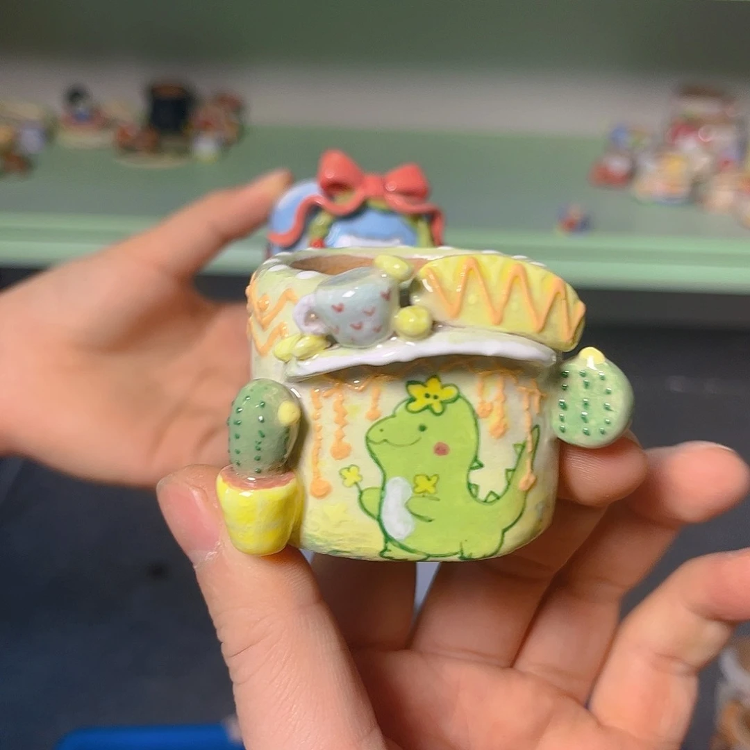 红陶老梧家瑕疵多肉花盆