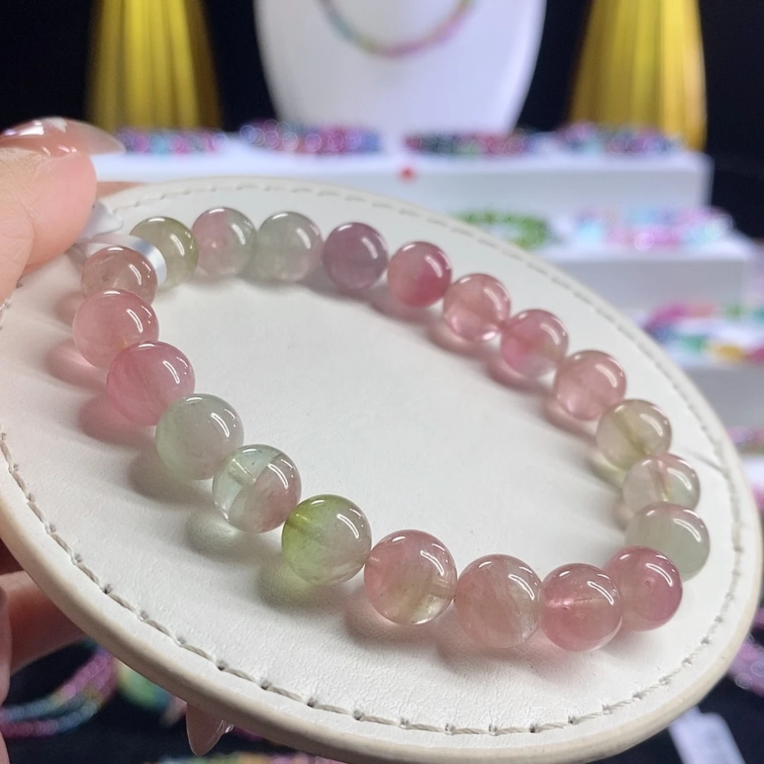 未镶嵌手链碧玺西瓜