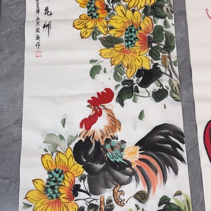 枕书斋画廊的直播间