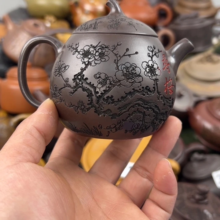 茶壶紫砂紫砂壶微瑕